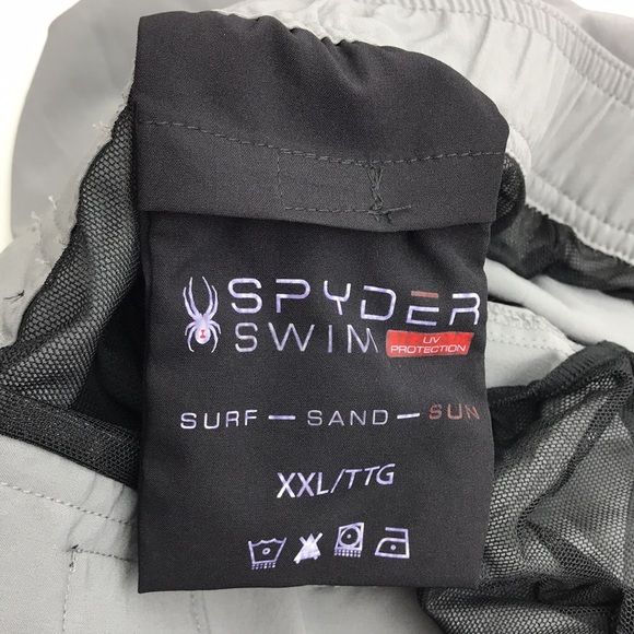 SPYDER Side Logo Hybrid Board Shorts Grey NWT - Picture 11 of 14